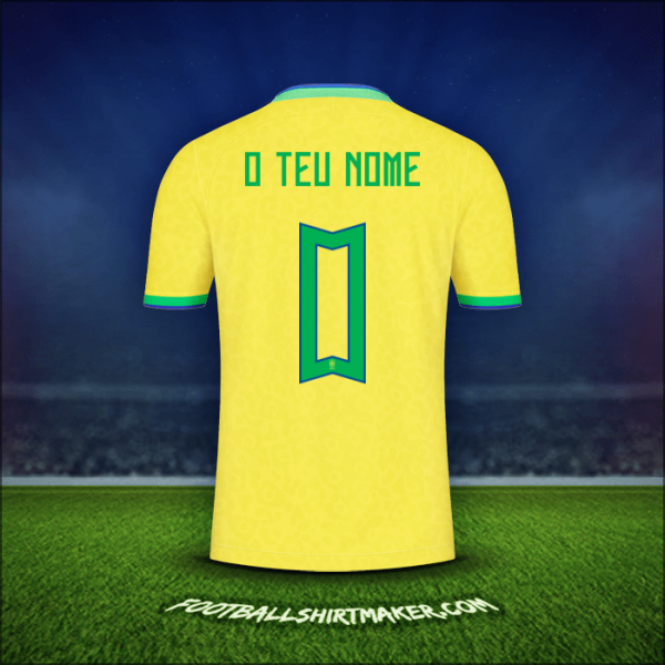 Camisola Brasil 2022 -  o teu nome - 0