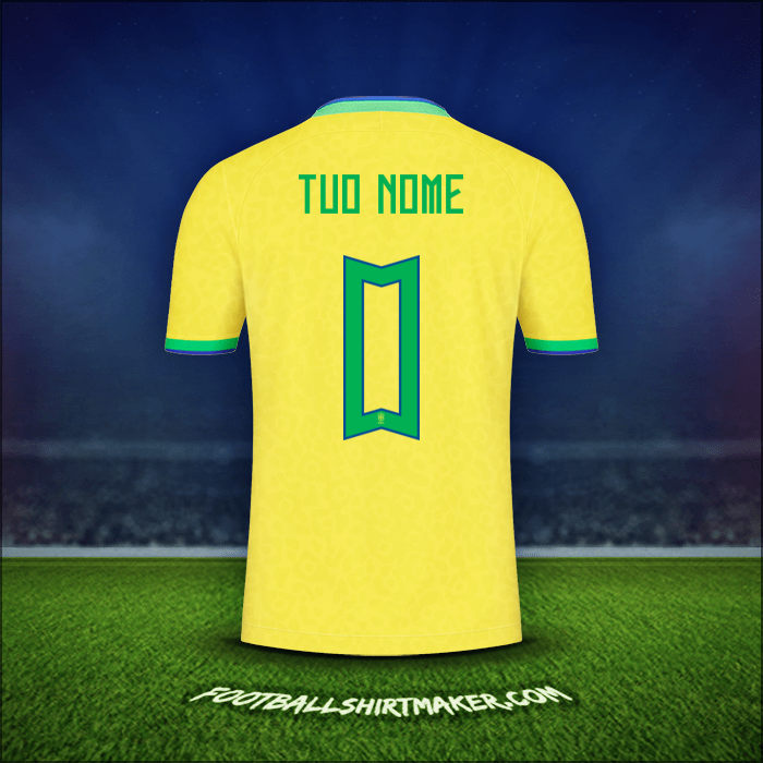 Maglia Brasile 2022 -  tuo nome - 0