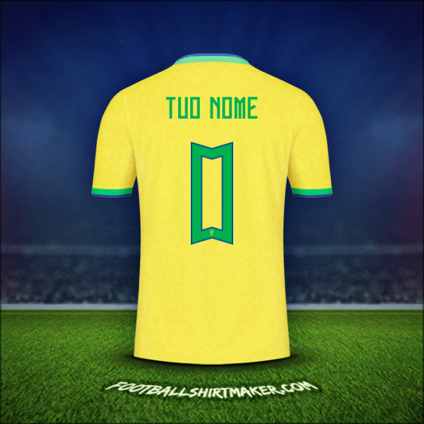 Maglia Brasile 2022 -  tuo nome - 0