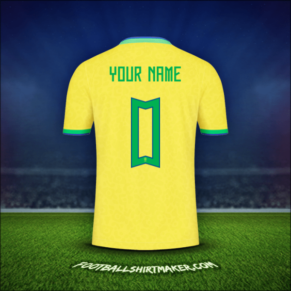 Jersey Brazil 2022 -  your name - 0