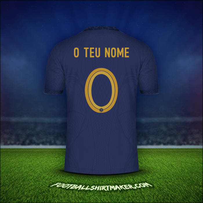 Camisola França 2022 -  o teu nome - 0