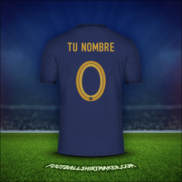 Camiseta Francia 2022 -  tu nombre - 0