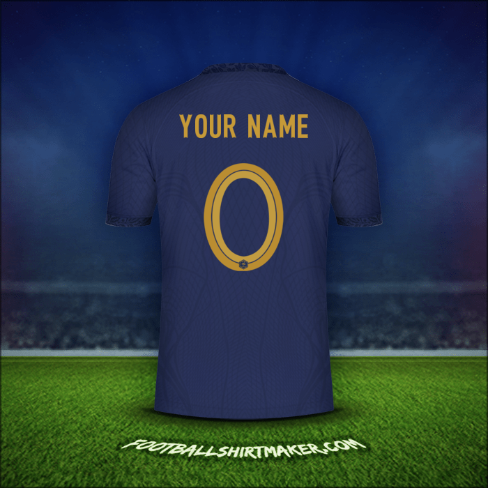 Jersey France 2022 -  your name - 0