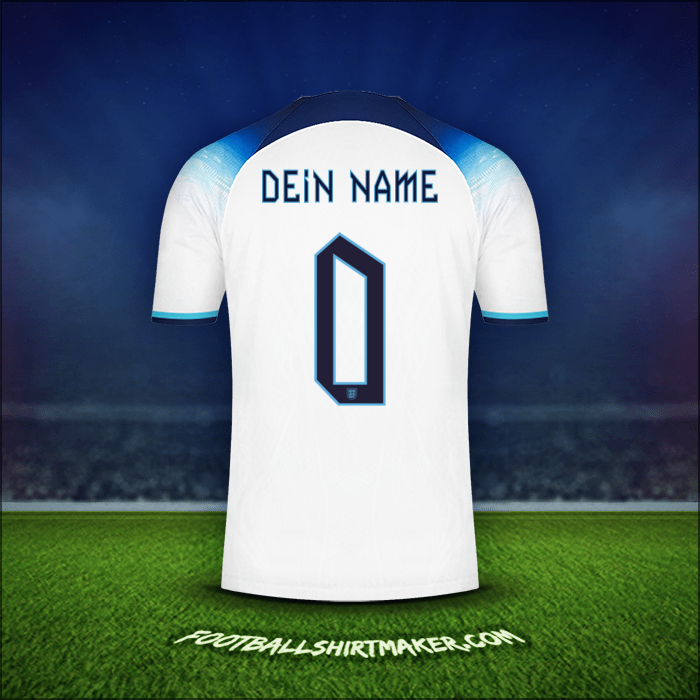 Trikot England 2022 -  dein name - 0