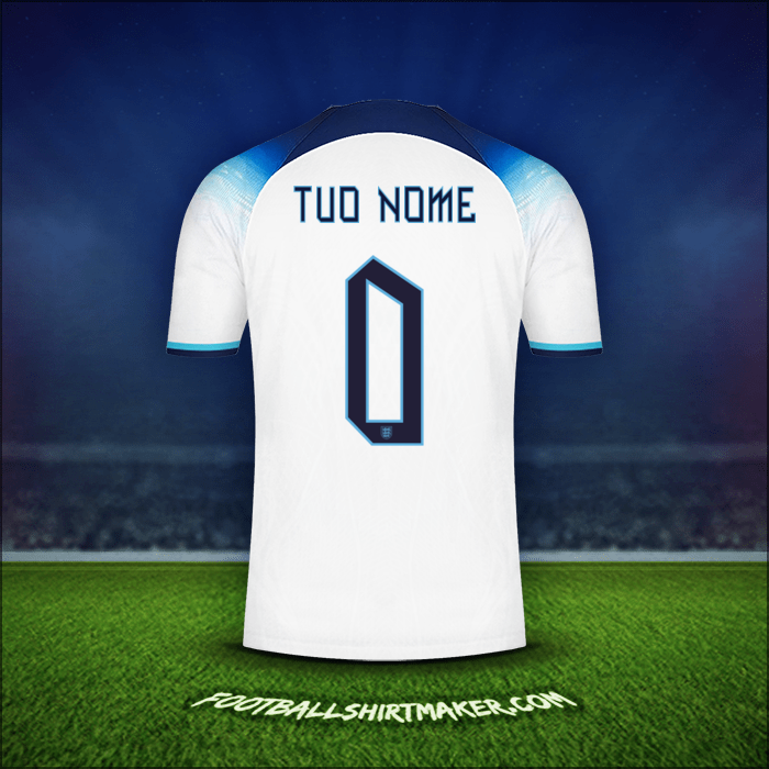 Maglia Inghilterra 2022 -  tuo nome - 0