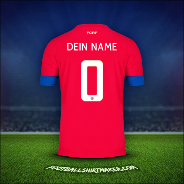Trikot Costa Rica 2022 -  dein name - 0