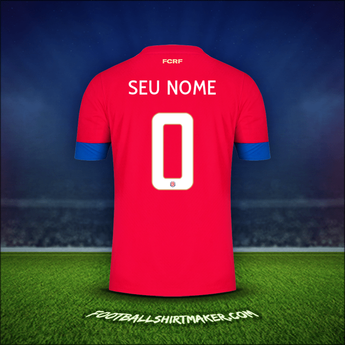 Camisa Costa Rica 2022 -  seu nome - 0