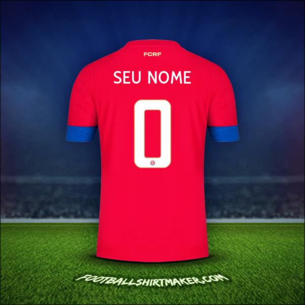 Camisa Costa Rica 2022 -  seu nome - 0