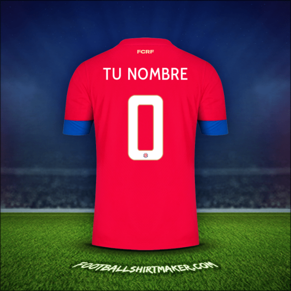 Jersey Costa Rica 2022 -  tu nombre - 0