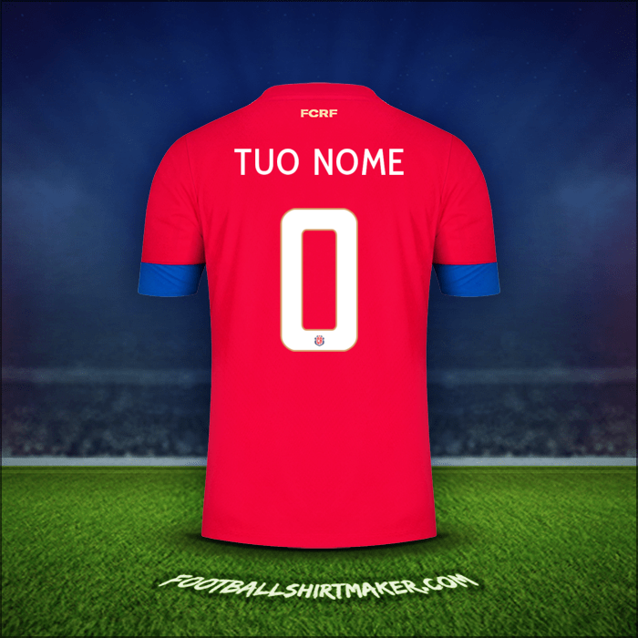Maglia Costa Rica 2022 -  tuo nome - 0