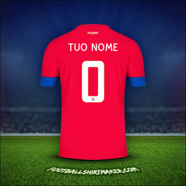 Maglia Costa Rica 2022 -  tuo nome - 0