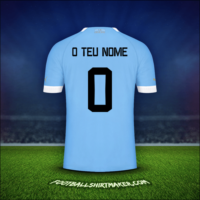 Camisola Uruguai 2022 -  o teu nome - 0