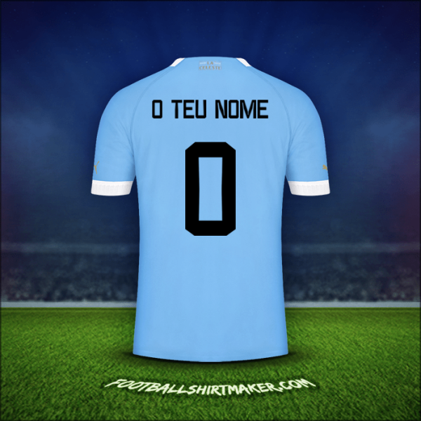 Camisola Uruguai 2022 -  o teu nome - 0