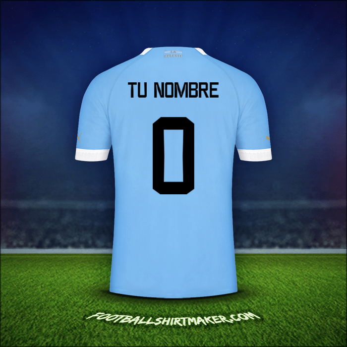Jersey Uruguay 2022 -  tu nombre - 0