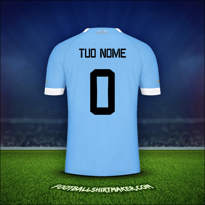 Maglia Uruguay 2022 -  tuo nome - 0