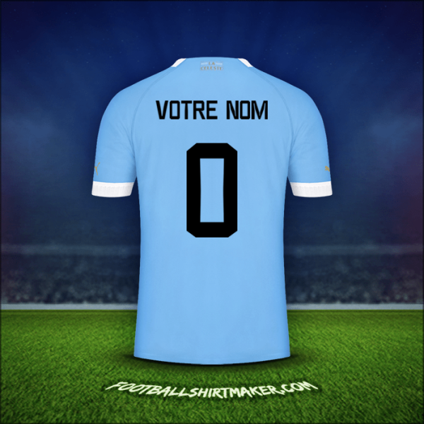 Maillot Uruguay 2022 -  votre nom - 0