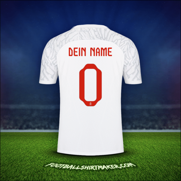 Trikot Polen 2022 -  dein name - 0