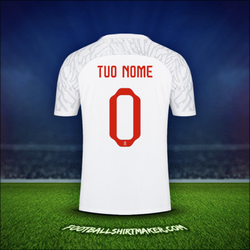 Maglia Polonia 2022 -  tuo nome - 0