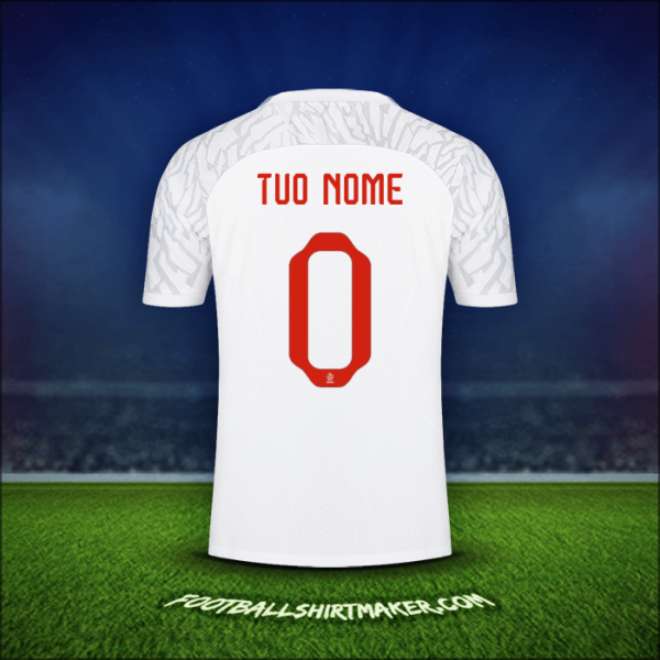 Maglia Polonia 2022 -  tuo nome - 0