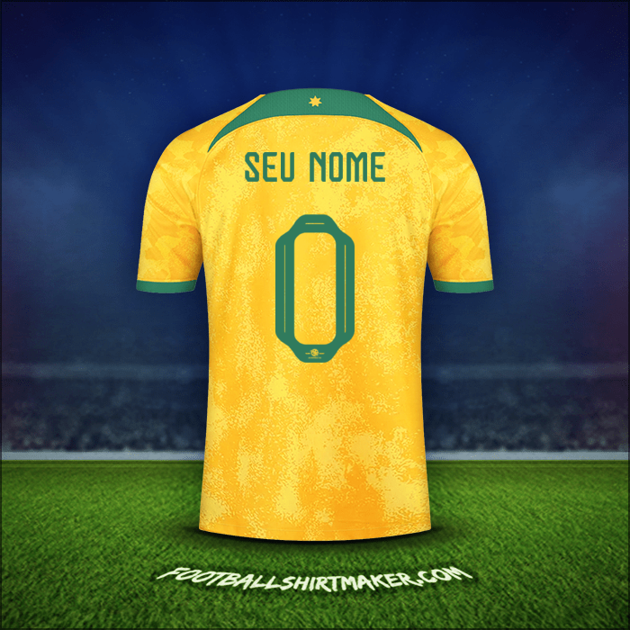 Camisa Austrália 2022 -  seu nome - 0