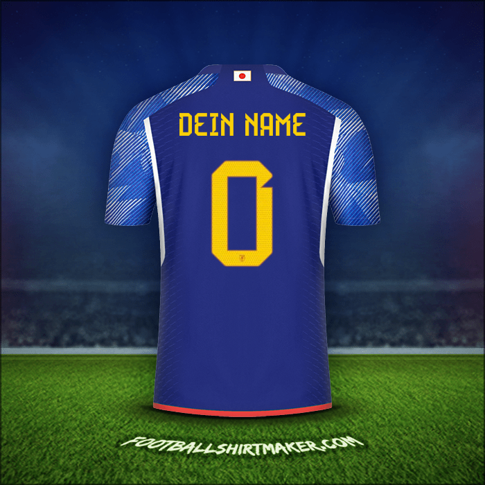 Trikot Japan 2022 -  dein name - 0