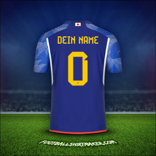Trikot Japan 2022 -  dein name - 0