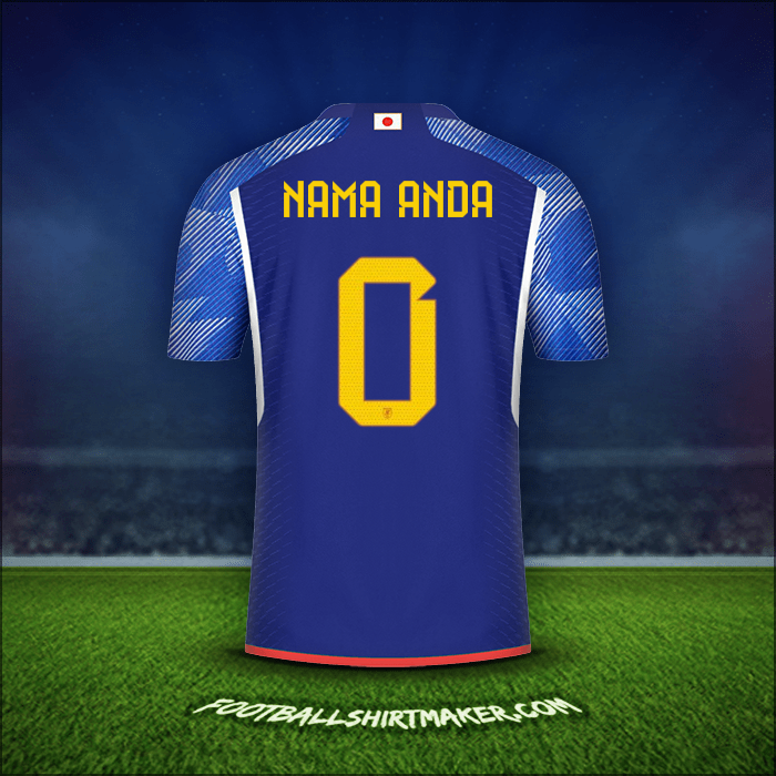 Jersey Jepang 2022 -  nama anda - 0