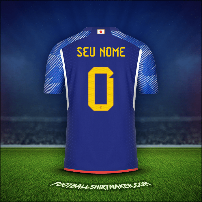Camisa Japão 2022 -  seu nome - 0