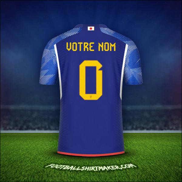 Maillot Japon 2022 -  votre nom - 0