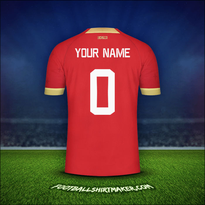 Shirt Serbia 2022 -  your name - 0