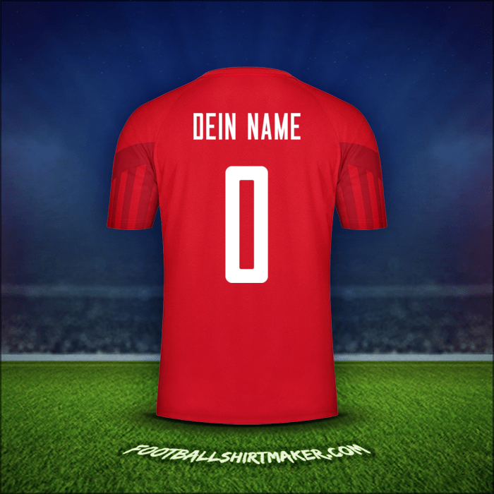 Trikot Dänemark 2022 -  dein name - 0