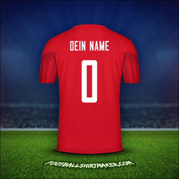 Trikot Dänemark 2022 -  dein name - 0
