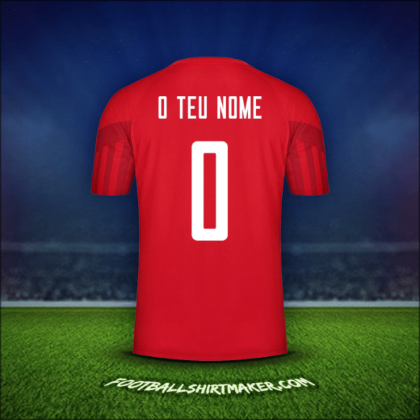 Camisola Dinamarca 2022 -  o teu nome - 0