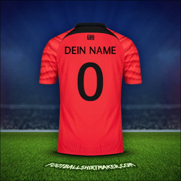 Trikot Südkorea 2022 -  dein name - 0