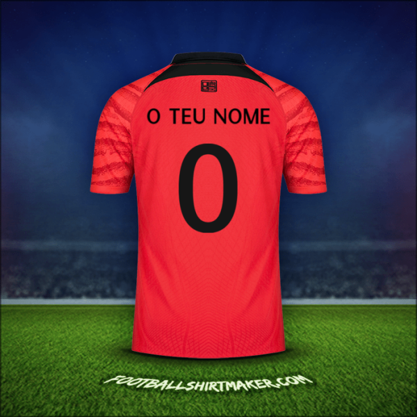 Camisola Coreia do Sul 2022 -  o teu nome - 0