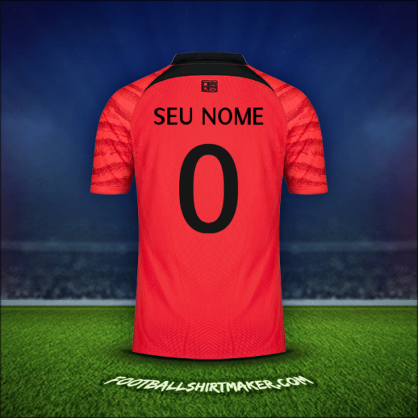 Camisa Coreia do Sul 2022 -  seu nome - 0
