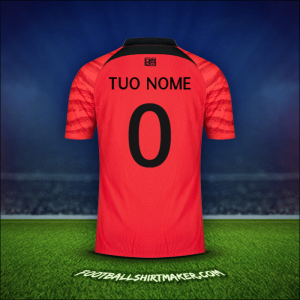 Maglia Corea del Sud 2022 -  tuo nome - 0