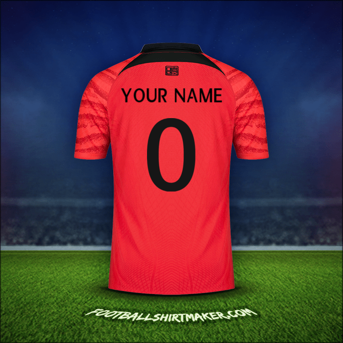 Shirt South Korea 2022 -  your name - 0