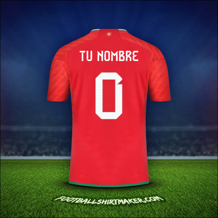 Camiseta Gales 2022 -  tu nombre - 0