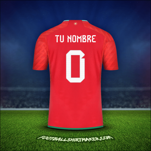 Camiseta Gales 2022 -  tu nombre - 0