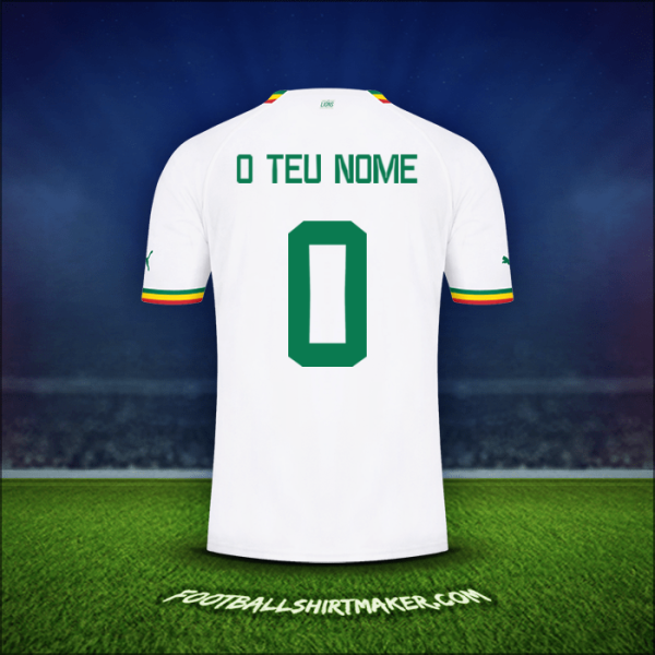 Camisola Senegal 2022 -  o teu nome - 0
