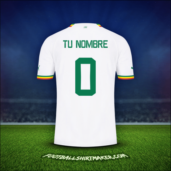 Camiseta Senegal 2022 -  tu nombre - 0