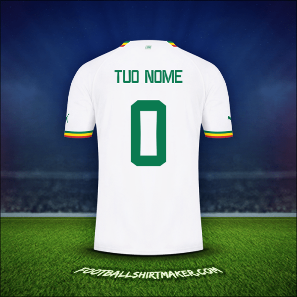 Maglia Senegal 2022 -  tuo nome - 0