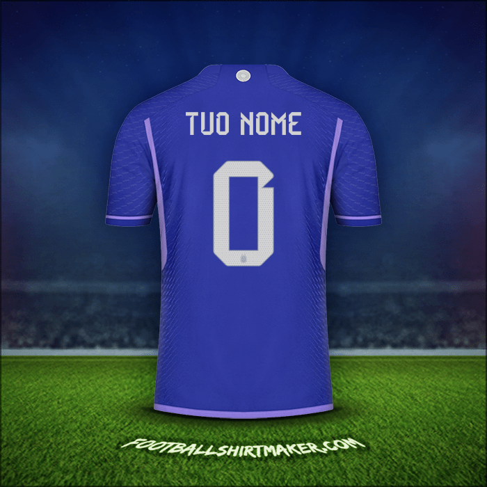 Maglia Argentina 2022 Seconda -  tuo nome - 0
