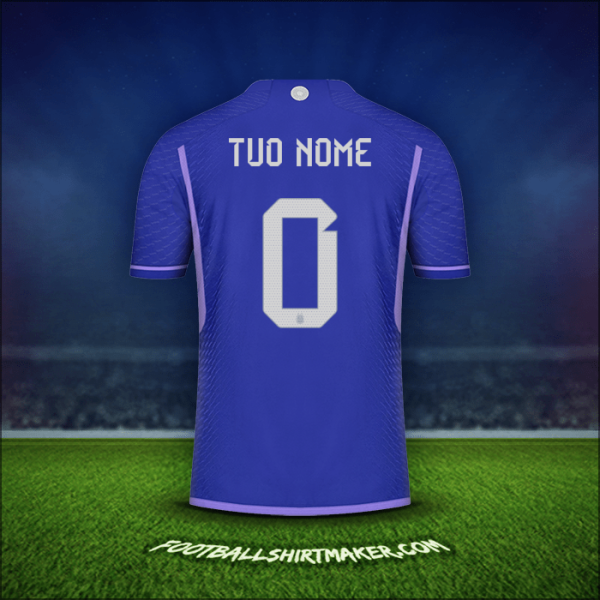 Maglia Argentina 2022 Seconda -  tuo nome - 0
