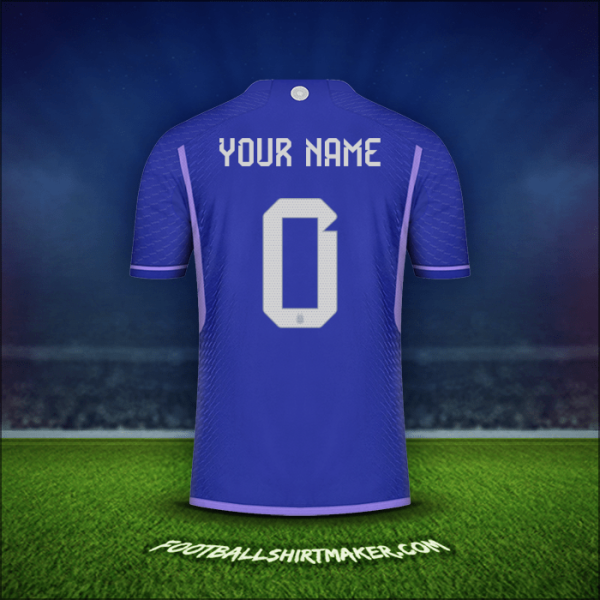 Shirt Argentina 2022 Away -  your name - 0