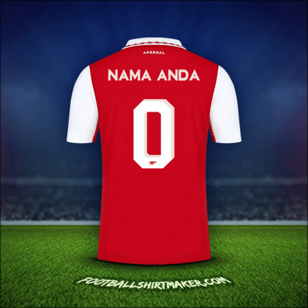 Jersey Arsenal Cup 2022/2023 -  nama anda - 0