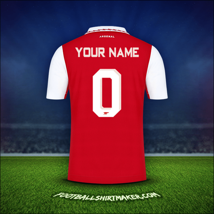 Jersey Arsenal Cup 2022/2023 -  your name - 0