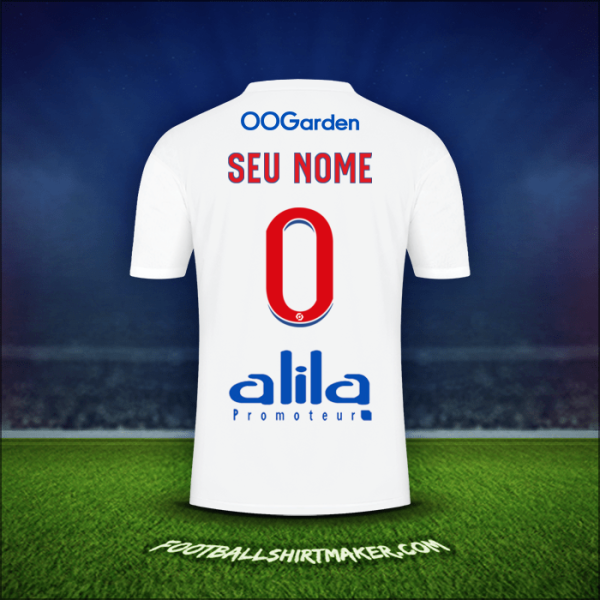 Camisa Olympique Lyon 2022/2023 -  seu nome - 0