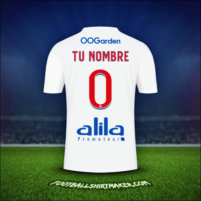 Jersey Olympique Lyon 2022/2023 -  tu nombre - 0